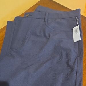 Old Navy NWT Tech Hybrid Navy Blue Slim Fit Pants 36x32